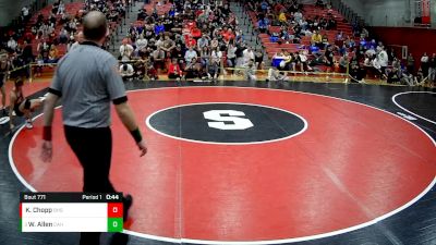 145 lbs 3rd Place Match - William Allen, Corry Area Hs vs Kase Chopp, Butler Hs