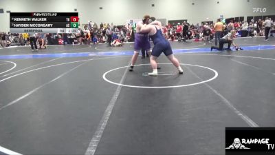 265 lbs Semifinal - Hayden McCorgary, Ark City vs Kenneth Walker, The Herd