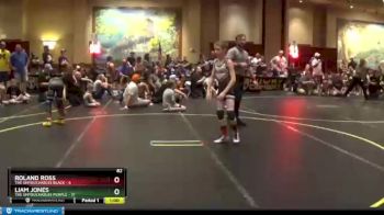 82 lbs Round 5 (6 Team) - Liam Jones, The Untouchables Purple vs Roland Ross, The Untouchables Black