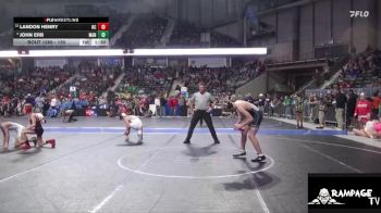 130 lbs Cons. Round 1 - Landon Henry, Ottawa County vs John Erb, Manhattan