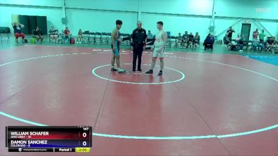 187 lbs Quarters & 1st Wb (16 Team) - William Schafer, Ohio Grey vs Damon Sanchez, Colorado