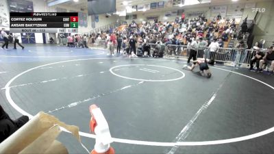 113 lbs Champ. Round 1 - Ansari Bakytzhan, Corona Del Mar vs Cortez Holguin, Centennial