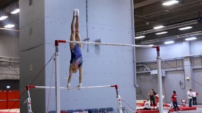 Larisa Iordache (ROU) Rocks 2nd Half On Bars With Double Double Dismount - Training Day 1, 2017 World Championships