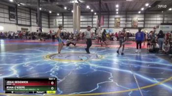 106 lbs Champ. Round 2 - Ryan O`Keefe, Virginia Team Predator Wrestli vs Jekai Sedgwick, Hoke