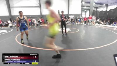 215 lbs Quarterfinal - Riley Simmons, Reality Sports Wrestling Club vs Daniel Cisneros, CNWC Concede Nothing Wrestling Club