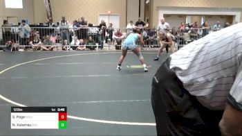 123 lbs Consi Of 8 #2 - Shyann Page, Colorado Outlaws vs Nahenahe Kalamau, Too Much Mana