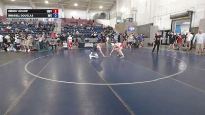 132 lbs Cons. Sub-rd Of 16 - Brody Gohde, Big Game Wrestling Club vs Russell Douglas, Helena Wrestling Club