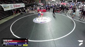 135 lbs Round 2 (16 Team) - Marie Basset, LAWA-GR vs Delilah Maldonado, KTWA-GR