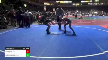 88 lbs Consi Of 8 #1 - Silas Varner, Driller WC vs Aidan Hernandez, Gold Rush