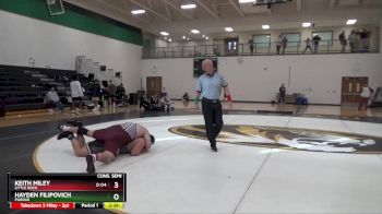 285 lbs Cons. Semi - Hayden Filipovich, Purdue vs Keith Miley, Little Rock