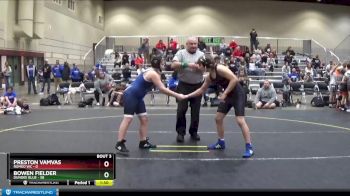 129 lbs Round 2 (4 Team) - Bowen Fielder, Dundee Blue vs Preston Vamvas, Romeo WC