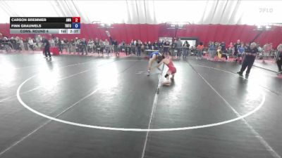 165 lbs Cons. Round 6 - Carson Bremmer, AWA-Madison vs Finn Grauwels, Team Nazar Training Center