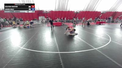 165 lbs Cons. Semis - Colton Kueter, Sebolt Wrestling Academy vs Jaden Bult, Jackrabbit Wrestling Academy