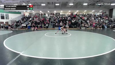 80 lbs Champ. Round 1 - Mason Ebner, Kearney Matcats vs Kyler Meese, Hawks Wrestling Club