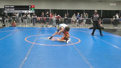 113 lbs Consi Of 64 #2 - Isaac Jung, GA vs Tyler Sage, MI
