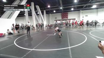 95 lbs 5th Place - Malakai Sandoval, NM Beast vs Garrett Clay, 951 Wc