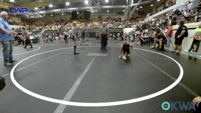 76 lbs Quarterfinal - Jayden Ortiz, Coweta Tiger Wrestling vs Colton Causey, Division Bell Wrestling