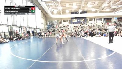 130 lbs Quarterfinals (8 Team) - Mateo Hernandez, Colorado Xtreme vs Hudson Bragg, Bear Cave