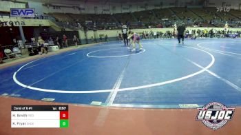 110 lbs Consi Of 8 #1 - Holden Smith, Piedmont vs Kanyon Fryar, Choctaw Ironman Youth Wrestling