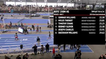 High School Boys' 200m, Prelims 7
