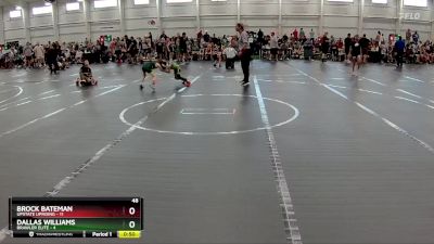 48 lbs Round 6 (8 Team) - Brock Bateman, Upstate Uprising vs Dallas Williams, Brawler Elite