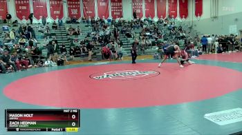 165 lbs Quarterfinal - Mason Holt, Uintah vs Zach Hedman, Moffat County