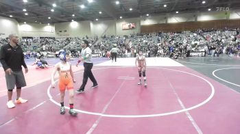 74 lbs Consi Of 8 #1 - Ryder Greer, Fallon Outlaws WC vs Weston Cormany, NorCal Elite
