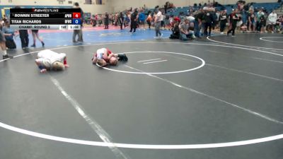 70-73 lbs Champ. Round 2 - Rownin Streeter, Apex Wrestling vs Titan Richards, Bonners Ferry Wrestling Club
