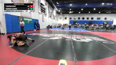 120 Boys Cons. Semi - Carter Bolt, Torrey Pines vs Edwin Flores, Bonita Vista