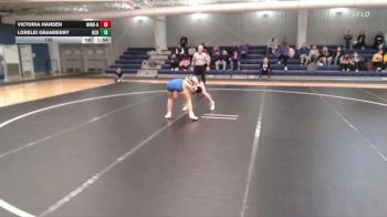 135 lbs Finals (2 Team) - Victoria Hansen, Minden vs Lorelei Granberry, Norton Community HS