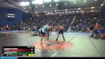 285 lbs Champ. Round 1 - Landon Steele, Sussex Central vs Jackson Harris, Shawnee