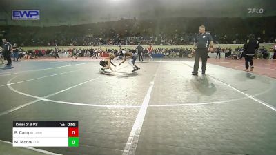 100 lbs Consi Of 8 #2 - Briar Campo, Cushing vs Maddox Moore, Edmond North