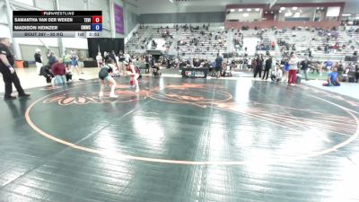 50 kg Cons. Rd Of 32 - Samantha Van Der Weken, Team Virginia vs Madison Heinzer, Colorado Mesa Wrestling Club