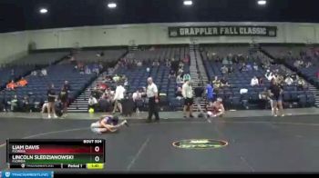 98 lbs Quarterfinal - Liam Davis, Florida vs Lincoln Sledzianowski, Florida