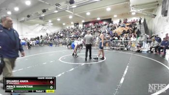 215 lbs Champ. Round 1 - Pierce Nahapetian, Agoura vs Eduardo Anaya, St John Bosco