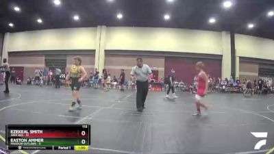 112 lbs Round 1 (6 Team) - Ezekeal Smith, ARES Red vs Easton Ammer, Missouri Outlaws