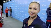 Ragan Smith On Words Of Encouragement From Aly Raisman Before The Meet & Looking Forward To Redemption On UB & BB - Qualifications