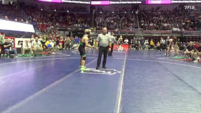 1A-190 lbs Champ. Round 2 - Keaton Moeller, Starmont vs Evan Carrier, West Monona-Whiting