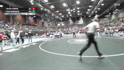 3A 190 lbs Champ. Round 1 - Jace Robinson, Richfield vs Wyatt Harris, Delta