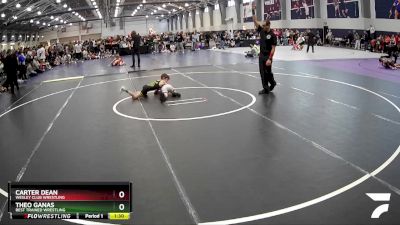 58 lbs Cons. Round 3 - Rhett Hooper, West Amarillo Wrestling Club vs Jose Gutierrez, All American Wrestling Club