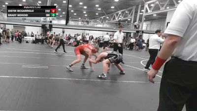 150 lbs Round 5 (6 Team) - Brady Mokoid, Seagulls WC vs Justin McGarrigle, Steller Trained Caij Vanda