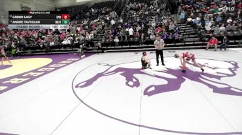 5A 106 lbs Champ. Round 1 - Andre Tavtigian, West vs Caden Lacy, Springville