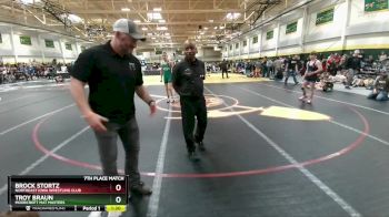 125 lbs 7th Place Match - Troy Braun, Moorcroft Mat Masters vs Brock Stortz, Northeast Iowa Wrestling Club