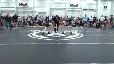 90 lbs Round 5 - Gage Bullman, Jacket Wrestling Club vs Willem Busch, Rebelliousness