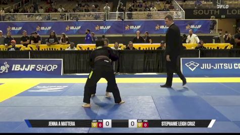 Stephanie Leigh Cruz vs Jenna A Mattera 2026 Pan Jiu Jitsu IBJJF Championship