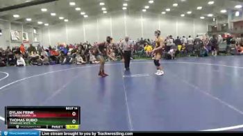 120 lbs Round 5 (6 Team) - Dylan Frink, Wyoming Brown vs Thomas Rubio, Tennessee White