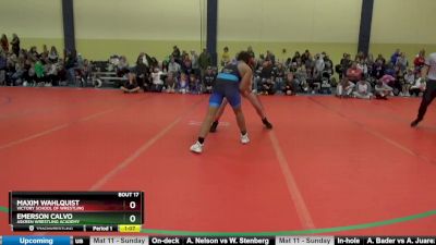 175 lbs Round 1 - Maxim Wahlquist, Victory School Of Wrestling vs Emerson Calvo, Askren Wrestling Academy