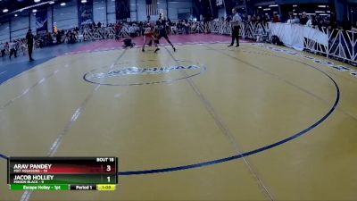 96 lbs Rd# 8- 12:30pm Saturday Final Pool - Arav Pandey, Mat Assassins vs Jacob Holley, Minion Black