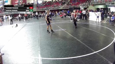90 lbs Cons. Round 2 - Turner Thoene, Cavalry Wrestling Club vs Austin Junker, Midwest Destroyers Wrestling Club
