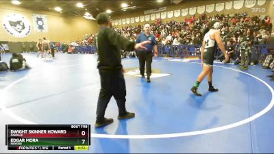 138 lbs Champ. Round 4 - Dwight Skinner Howard, Oakdale vs Edgar Mora, Mayfair